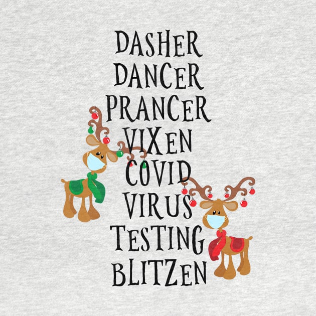 Funny Christmas 2020 Reindeer Names by ColorFlowCreations